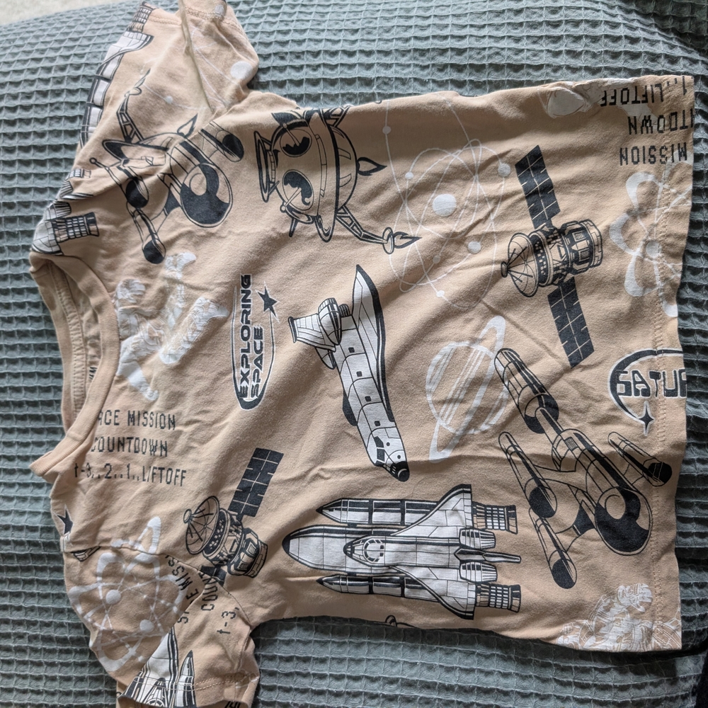 H&M Space Mission Kids Tee - Tan